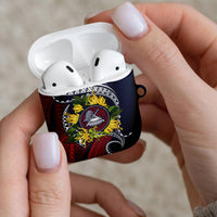 Samoa Moso'oi Flowers Tatau AirPods Case Festive National Color LT7 - Polynesian Pride