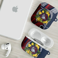 Samoa Moso'oi Flowers Tatau AirPods Case Festive National Color LT7 - Polynesian Pride