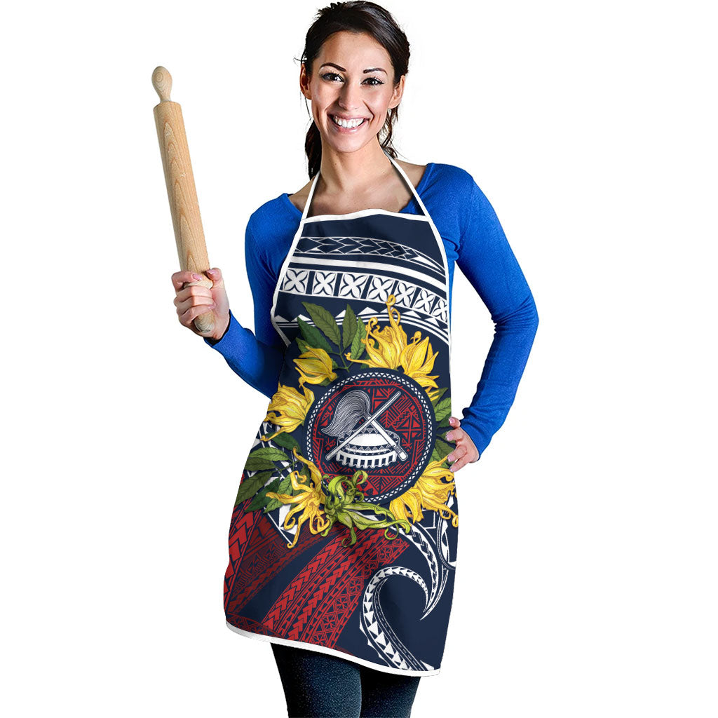 Samoa Moso'oi Flowers Tatau Apron Festive National Color LT7 - Polynesian Pride
