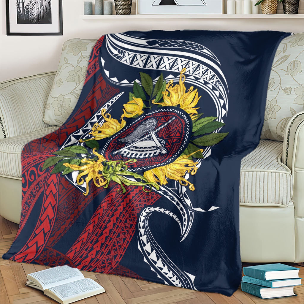 Samoa Moso'oi Flowers Tatau Blanket Festive National Color LT7 - Polynesian Pride