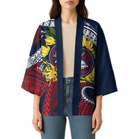 Samoa Moso'oi Flowers Tatau Kimono Festive National Color LT7 - Polynesian Pride