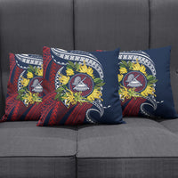 Samoa Moso'oi Flowers Tatau Pillow Cover Festive National Color LT7 - Polynesian Pride