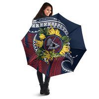 Samoa Moso'oi Flowers Tatau Umbrella Festive National Color LT7 - Polynesian Pride