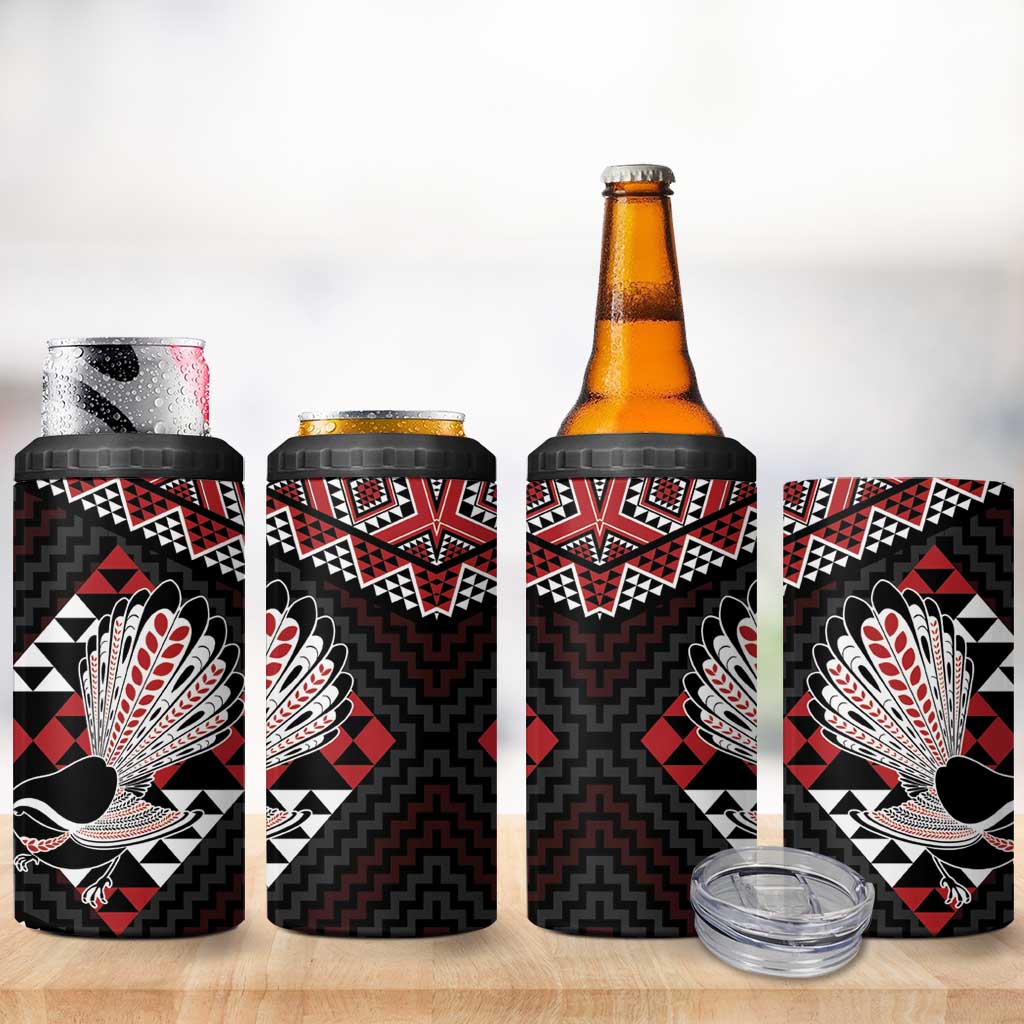 Taniko Aotearoa 4 in 1 Can Cooler Tumbler Poutama Mix Piwakawaka