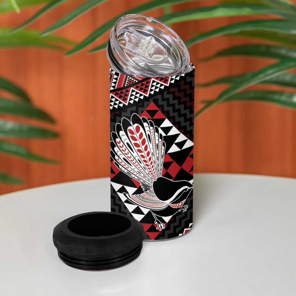 Taniko Aotearoa 4 in 1 Can Cooler Tumbler Poutama Mix Piwakawaka