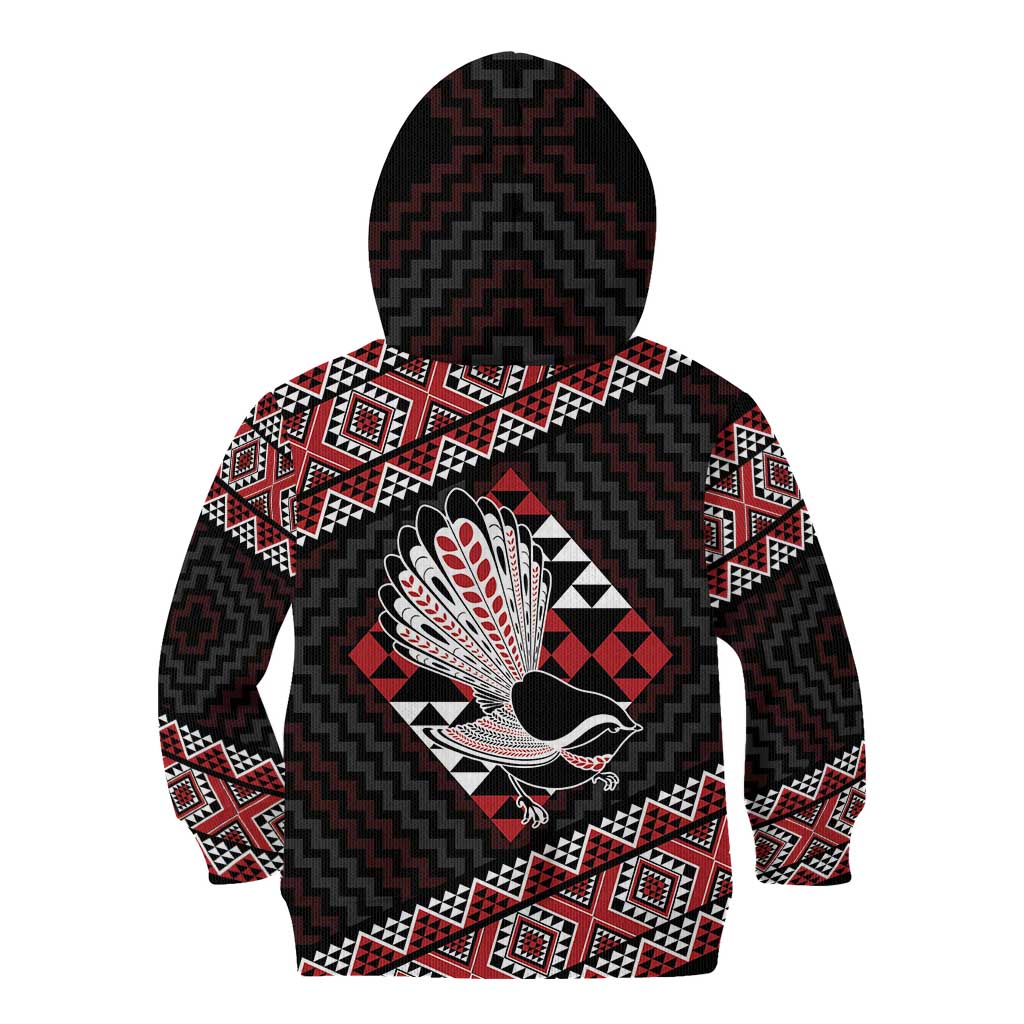 Taniko Aotearoa Kid Hoodie Poutama Mix Piwakawaka
