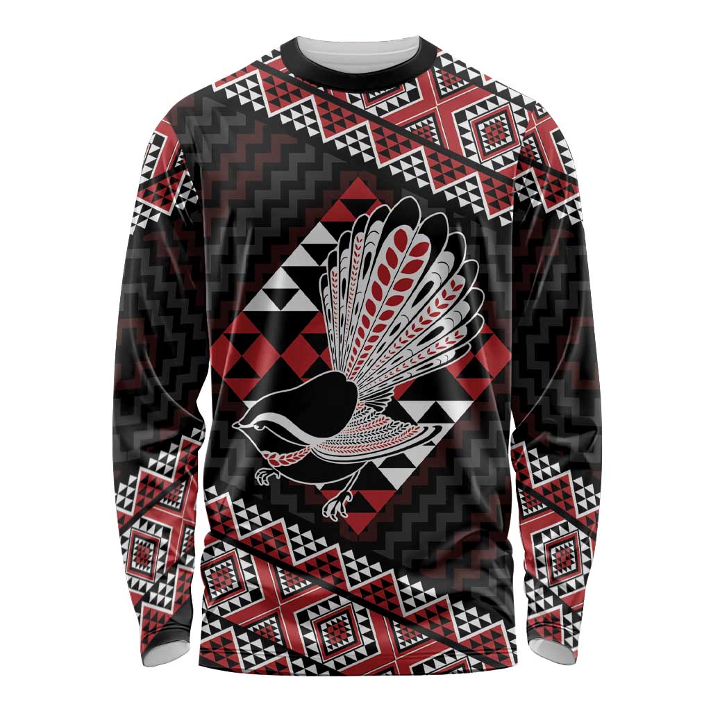 Taniko Aotearoa Long Sleeve Shirt Poutama Mix Piwakawaka