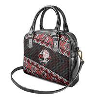 Taniko Aotearoa Shoulder Handbag Poutama Mix Piwakawaka