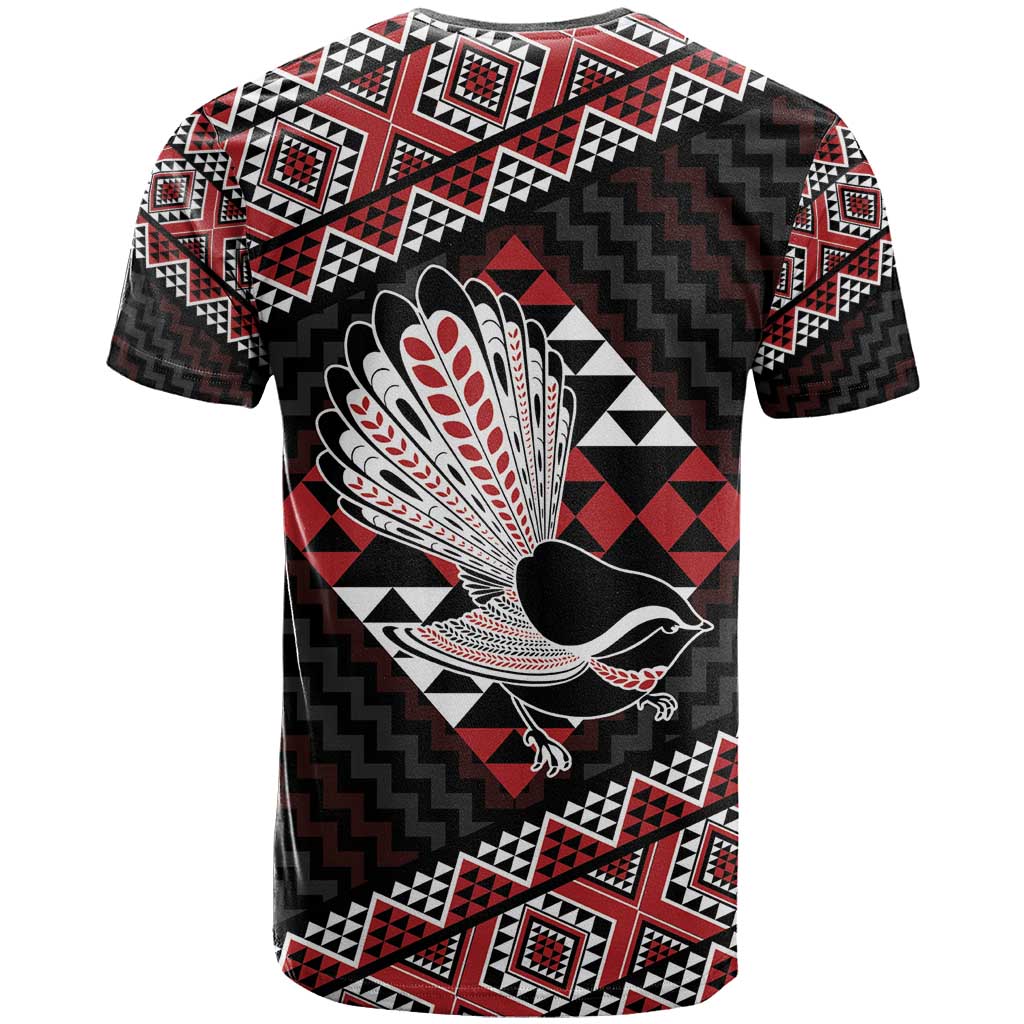 Taniko Aotearoa T Shirt Poutama Mix Piwakawaka