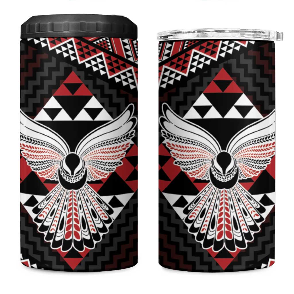 Taniko Aotearoa 4 in 1 Can Cooler Tumbler Poutama Mix Piwakawaka - Ver02