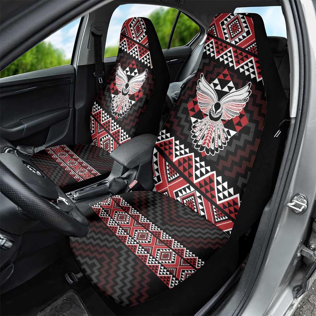 Taniko Aotearoa Car Seat Cover Poutama Mix Piwakawaka - Ver02 LT7 - Polynesian Pride