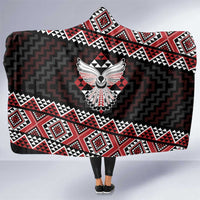 Taniko Aotearoa Hooded Blanket Poutama Mix Piwakawaka - Ver02