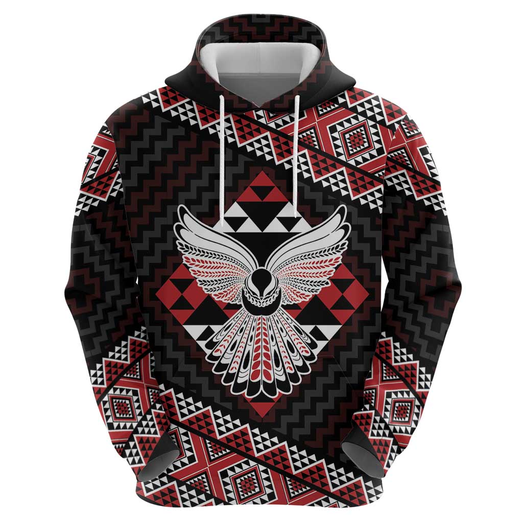 Taniko Aotearoa Zip Hoodie Poutama Mix Piwakawaka - Ver02 LT7 - Polynesian Pride