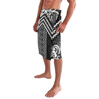 Maori Tukutuku Taniko Motifs Lavalava Black Poutama Mix Kowhaiwhai