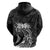 Polynesian Women's Day Hoodie Plumeria Passion - Black LT7 - Polynesian Pride