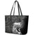 Polynesian Women's Day Leather Tote Bag Plumeria Passion - Black LT7 - Polynesian Pride