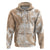 Polynesian Women's Day Hoodie Plumeria Passion - Beige LT7 Zip Hoodie Beige - Polynesian Pride