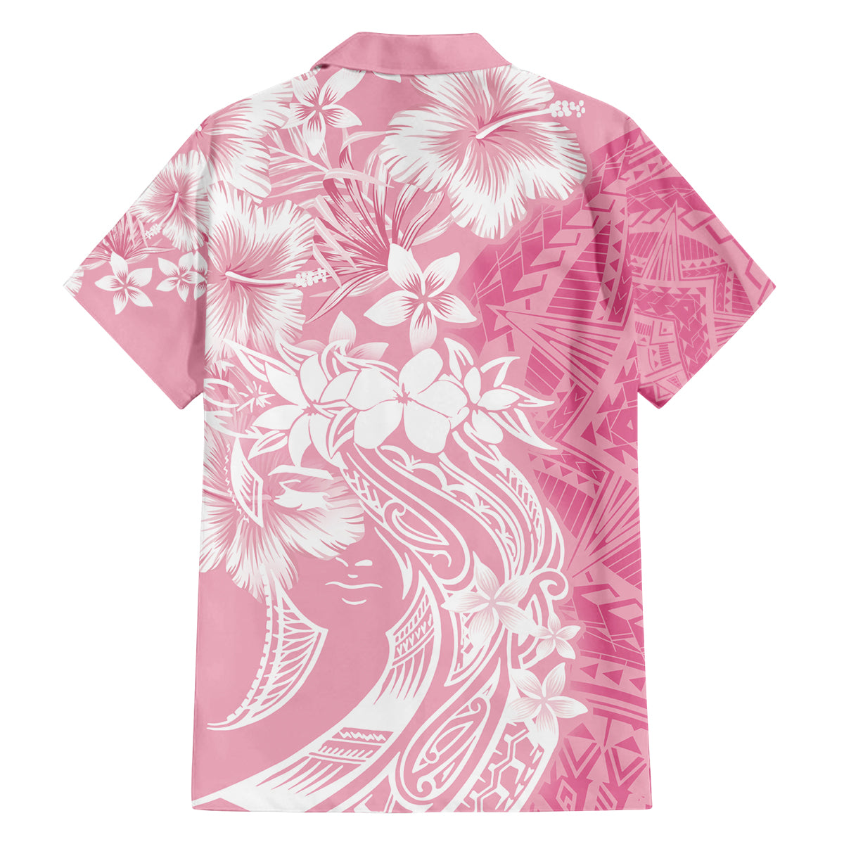 Polynesian Women's Day Family Matching Long Sleeve Bodycon Dress and Hawaiian Shirt Plumeria Passion - Pink LT7 - Polynesian Pride