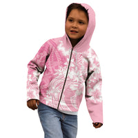Polynesian Women's Day Kid Hoodie Plumeria Passion - Pink LT7 - Polynesian Pride