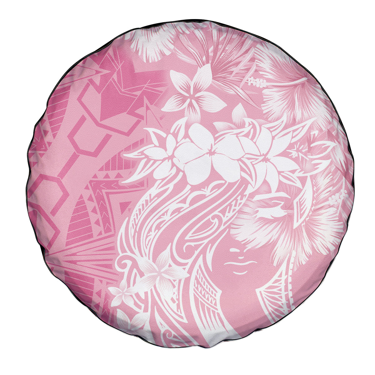 Polynesian Women's Day Spare Tire Cover Plumeria Passion - Pink LT7 - Polynesian Pride