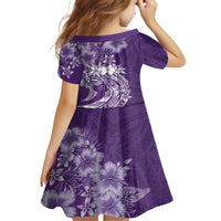 Polynesian Women's Day Family Matching Off Shoulder Maxi Dress and Hawaiian Shirt Plumeria Passion - Purple LT7 - Polynesian Pride