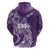 Polynesian Women's Day Hoodie Plumeria Passion - Purple LT7 - Polynesian Pride