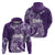 Polynesian Women's Day Hoodie Plumeria Passion - Purple LT7 - Polynesian Pride