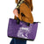 Polynesian Women's Day Leather Tote Bag Plumeria Passion - Purple LT7 Purple - Polynesian Pride