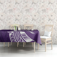 Polynesian Women's Day Tablecloth Plumeria Passion - Purple LT7 - Polynesian Pride