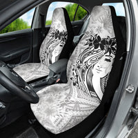 Polynesian Women's Day Car Seat Cover Plumeria Passion - White LT7 - Polynesian Pride