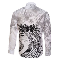 Polynesian Women's Day Family Matching Puletasi and Hawaiian Shirt Plumeria Passion - White LT7 - Polynesian Pride
