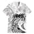 Polynesian Women's Day Hawaiian Shirt Plumeria Passion - White LT7 White - Polynesian Pride