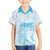 Polynesian Women's Day Family Matching Long Sleeve Bodycon Dress and Hawaiian Shirt Plumeria Passion - Turquoise LT7 Son's Shirt Turquoise - Polynesian Pride