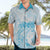 Polynesian Women's Day Hawaiian Shirt Plumeria Passion - Turquoise LT7 - Polynesian Pride