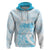 Polynesian Women's Day Hoodie Plumeria Passion - Turquoise LT7 Pullover Hoodie Turquoise - Polynesian Pride