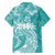 Polynesian Women's Day Hawaiian Shirt Plumeria Passion - Teal LT7 - Polynesian Pride