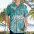 Polynesian Women's Day Hawaiian Shirt Plumeria Passion - Teal LT7 - Polynesian Pride