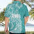 Polynesian Women's Day Hawaiian Shirt Plumeria Passion - Teal LT7 - Polynesian Pride