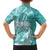 Polynesian Women's Day Hawaiian Shirt Plumeria Passion - Teal LT7 - Polynesian Pride