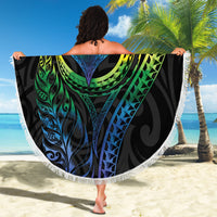 New Zealand Pride Beach Blanket Takatapui Rainbow Fern