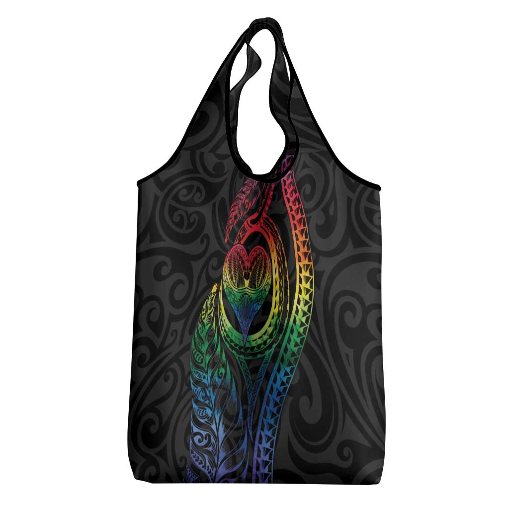 New Zealand Pride Grocery Bag Takatapui Rainbow Fern