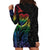 New Zealand Pride Hoodie Dress Takatapui Rainbow Fern