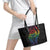 New Zealand Pride Leather Tote Bag Takatapui Rainbow Fern