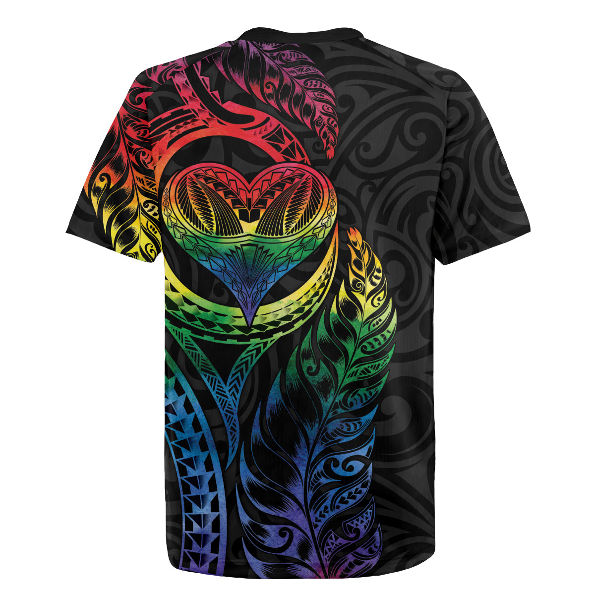 New Zealand Pride Rugby Jersey Takatapui Rainbow Fern