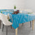 Guam Chamorro Guasali Flowers Tablecloth Aqua Gradient LT7