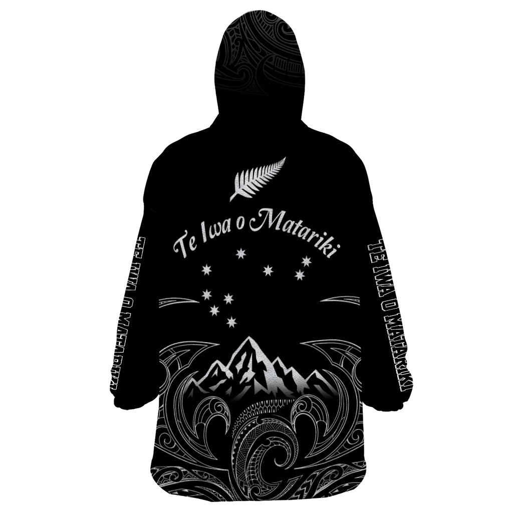 New Zealand Wearable Blanket Hoodie Maori Te Iwa o Matariki LT7 - Polynesian Pride
