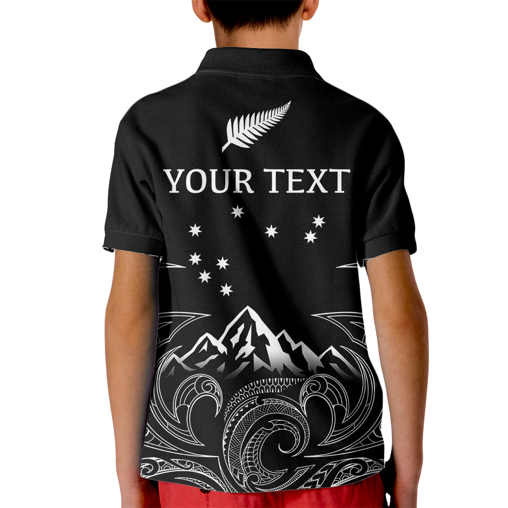 Personalised New Zealand Kid Polo Shirt Maori Te Iwa o Matariki LT7 - Polynesian Pride