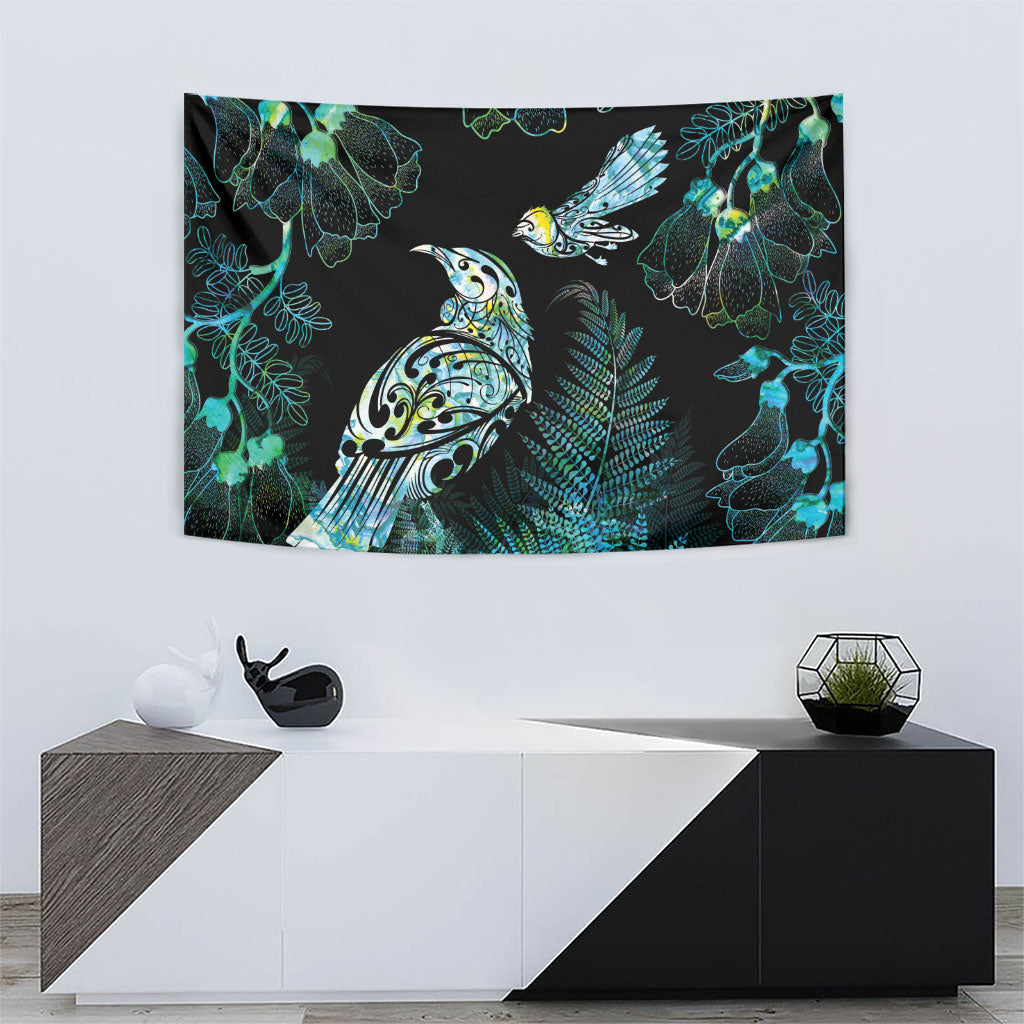 Aotearoa Maori Mahuru Tapestry Spring Time - Paua Shell Green LT7 - Polynesian Pride
