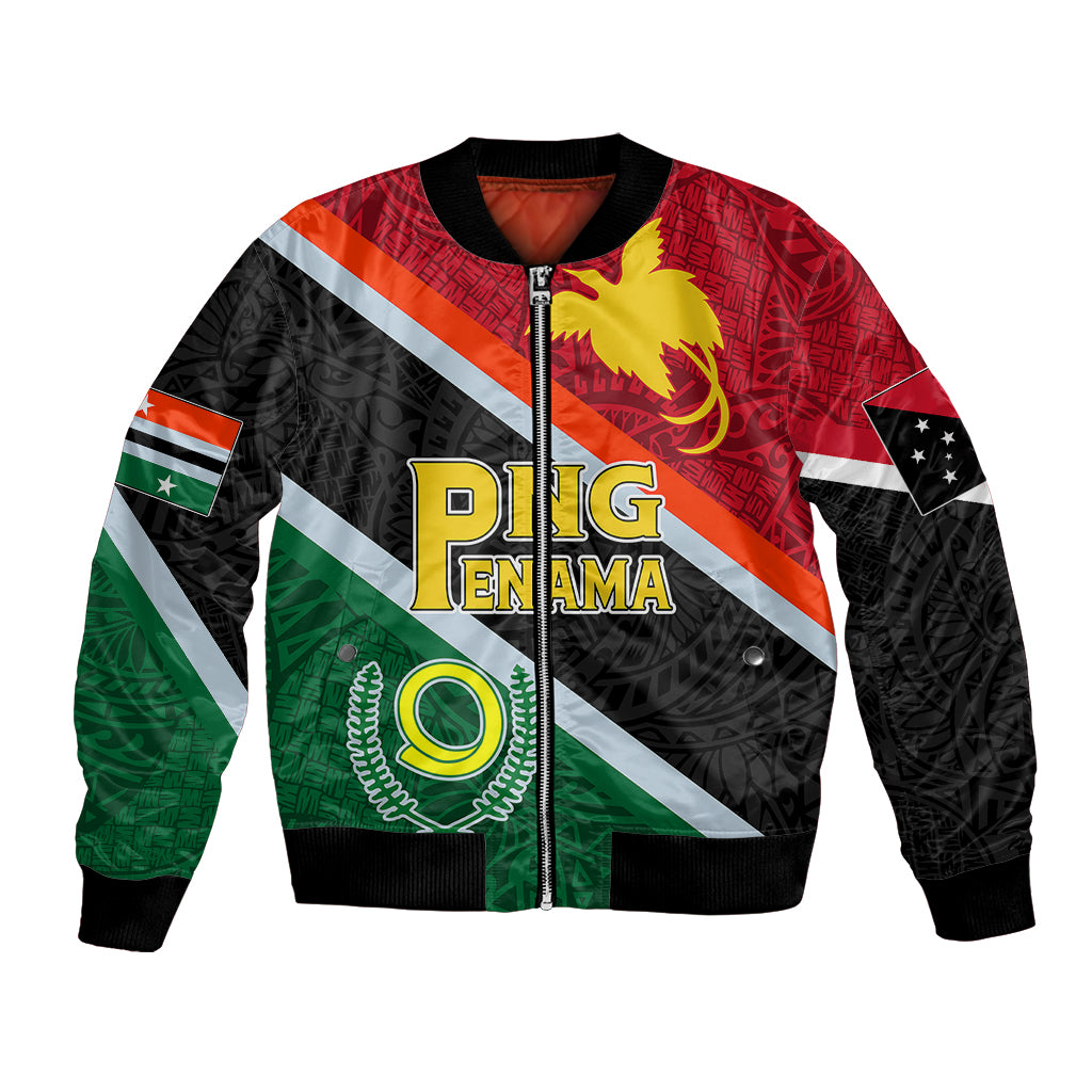 personalised-penama-and-papua-new-guinea-day-bomber-jacket-emblem-mix-style