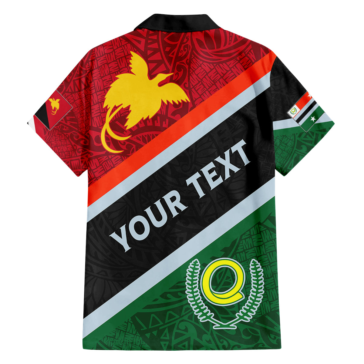personalised-penama-and-papua-new-guinea-day-family-matching-long-sleeve-bodycon-dress-and-hawaiian-shirt-emblem-mix-style